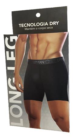 CUECA LONG LEG MASCULINA POLIAMIDA DRY (REF 169PD) 