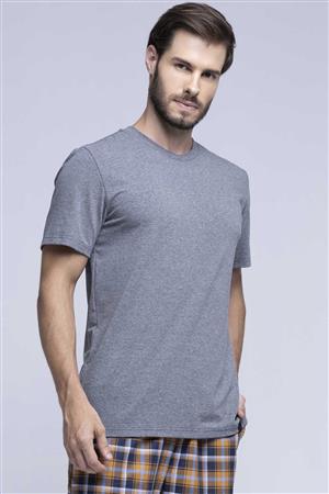 CAMISETA MASCULINA CURTA ALGODÃO EGÍPICO (REF 142E1) 142E1