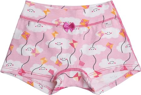 CALCINHA BOXER INFANTIL COTTON ESTAMPADA (467C5) 467C5