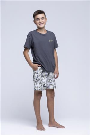 PIJAMA JUVENIL MENINO EREDITÁ ESTAMPADO (REF 512Y6) 512Y6