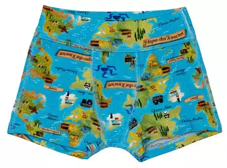 CUECA BOXER INFANTIL C/ CÓS COTTON ESTAMPADO (367C5) 367C5