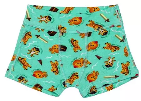 CUECA BOXER INFANTIL C/ CÓS COTTON ESTAMPADO (367C5) 367C5