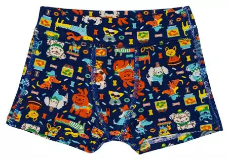 CUECA BOXER INFANTIL C/ CÓS COTTON ESTAMPADO (367C5) 367C5