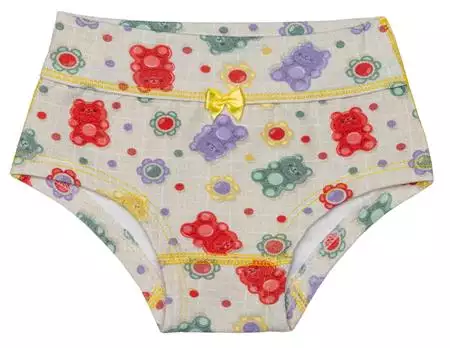 CALCINHA INFANTIL COTTON ESTAMPADO (464C5) 464C5