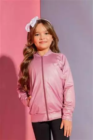 Jaqueta Bomber Cirrê Thermo Power Infantil Menina (428RT) 428RT