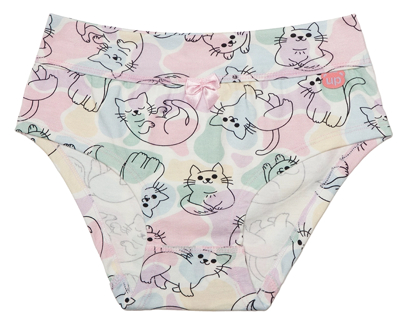 Calcinha Algodão Estampada Juvenil (964C5) 964C5