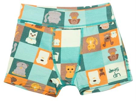 Cuequinha Boxer Algodão Estampada Infantil C/ Cós (367C5) 367C5