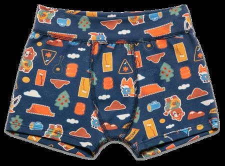Cuequinha Boxer Algodão Estampada Infantil C/ Cós (367C5) 367C5