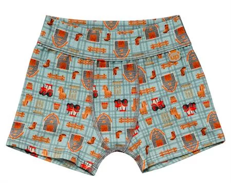 Cuequinha Boxer Algodão Estampada Infantil C/ Cós (367C5) 367C5