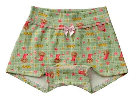 Calcinha Boxer Algodão Estampada Infantil (467C5) 