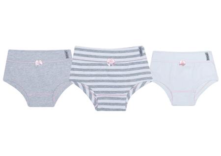 KIT C/ 3 CALCINHAS INFANTIL COTTON (4K3C1) 4K3C1