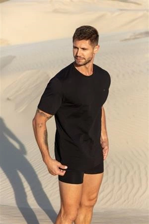 Camiseta Algodão Egípcio Masc. Manga Curta (142E1)