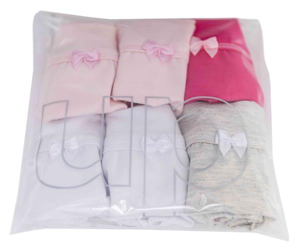 KIT C/ 6 CALCINHAS INFANTIL LISA COTTON (4P6C1) 4P6C1
