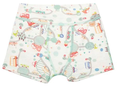 Cuequinha Boxer Algodão Estampada Infantil C/ Cós (367C5) 